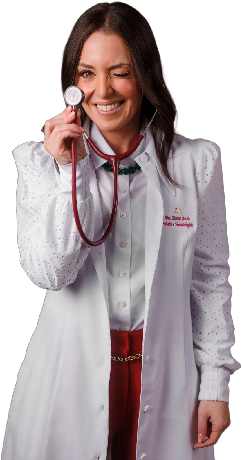 Dra. Marina Arrais, médica pediatra especialista em neonatologia em Curitiba